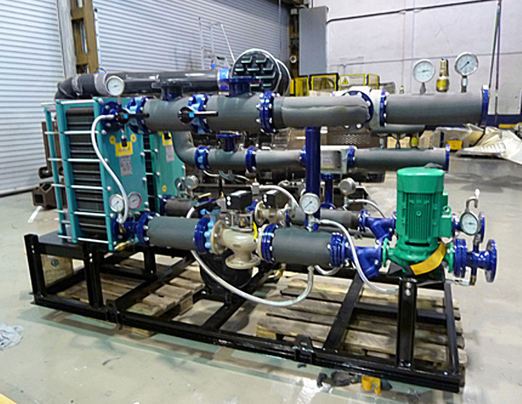 Блочно-модульная система утилизации тепла